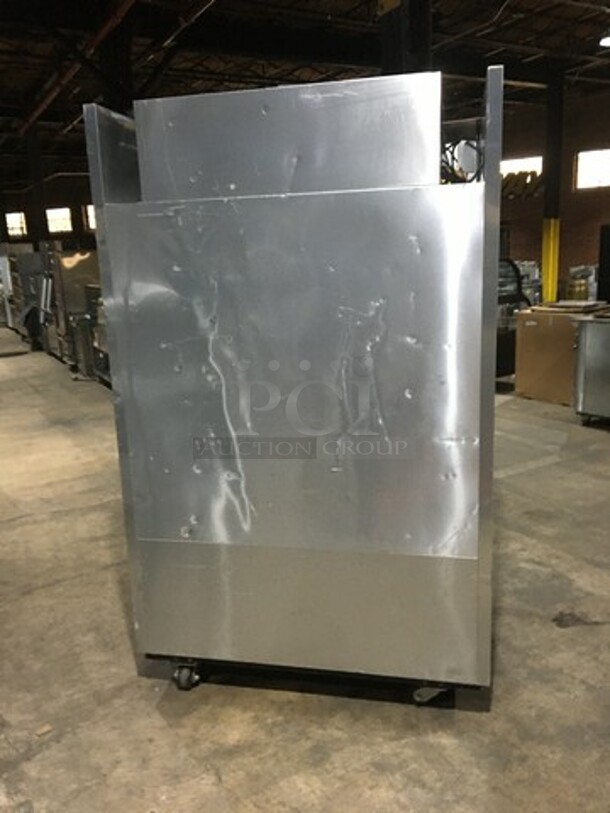 True Commercial 2 Door Reach In Refrigerator! With Poly Coated Racks! All Stainless Steel! Model TG2R2S Serial 7321687! 115V 1Phase! On Casters! - Image 3 of 9