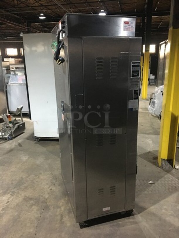 Nuvu Subway Edition Double Deck Convection Oven/Proofer Combo! With View Through Doors! All Stainless Steel! Model SUB123 Serial 389766000705! 208V 3+N Phase! On Commercial Casters! - Image 4 of 11