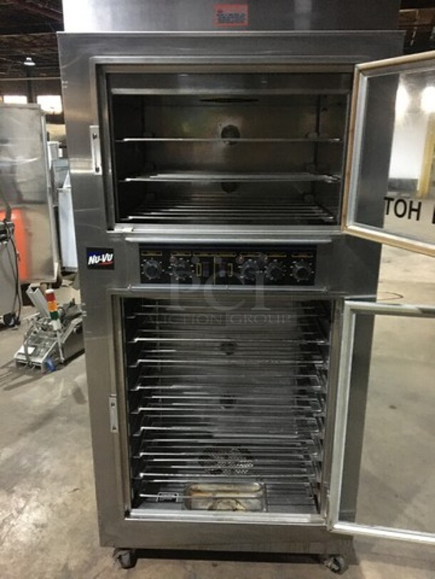 Nuvu Subway Edition Double Deck Convection Oven/Proofer Combo! With View Through Doors! All Stainless Steel! Model SUB123 Serial 389766000705! 208V 3+N Phase! On Commercial Casters! - Image 6 of 11