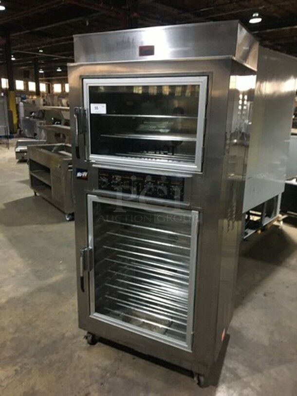 Nuvu Subway Edition Double Deck Convection Oven/Proofer Combo! With View Through Doors! All Stainless Steel! Model SUB123 Serial 389766000705! 208V 3+N Phase! On Commercial Casters! - Image 10 of 11