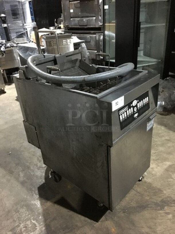 Hobart Commercial Electric Deep Fat Fryer! With Metal Basket! All Stainless Steel! Model 1HF85CF Serial 481656344! 208V 3Phase! On Commercial Casters! - Image 2 of 10