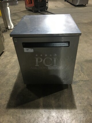 Delfield Commercial Single Door Lowboy/Worktop Cooler! All Stainless Steel! Model 406STAR2 Serial 0605036103748T! 115V 1Phase!