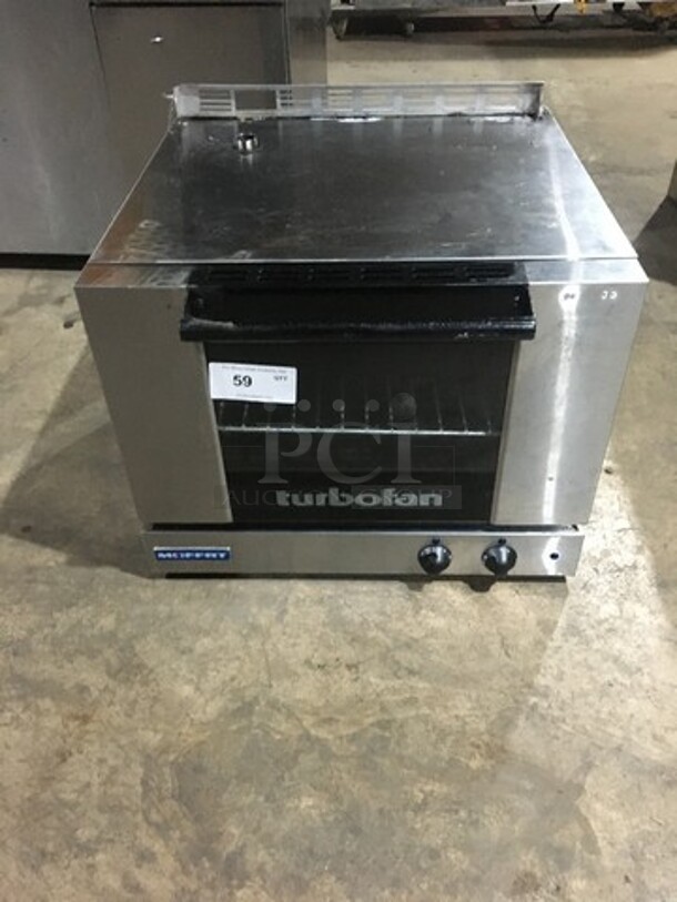 Moffat Turbofan Countertop Convection Oven! All Stainless Steel! With View Through Door!