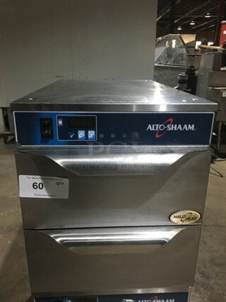 WOW! LATE MODEL 2016! Alto Shaam Commercial Countertop 2 Drawer Food Warmer! All Stainless Steel! Model 5002DN Serial 1719718000! 120V 1Phase!
