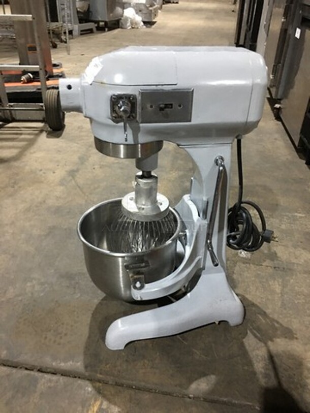 Hobart Commercial Floor Style 20 Quart Planetary Mixer! With Bowl! With Whip Attachment! Model A200 Serial 1296032! 115V 1Phase! - Image 2 of 11