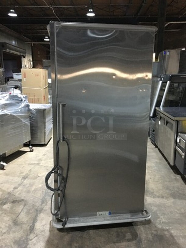 Carter Hoffmann Commercial Single Door Food Warming/Holding Cabinet! Holds Full Size Trays! All Stainless Steel! Model PH1825A Serial 17156180100156030M11! 120V! On Commercial Casters! - Image 2 of 8