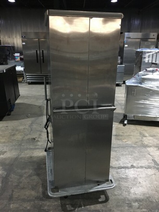 Carter Hoffmann Commercial Single Door Food Warming/Holding Cabinet! Holds Full Size Trays! All Stainless Steel! Model PH1825A Serial 17156180100156030M11! 120V! On Commercial Casters! - Image 4 of 8