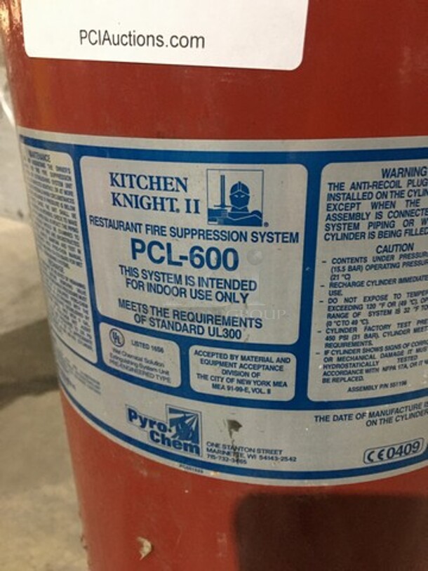Kitchen Knight II Restaurant Fire Suppression System! With Control Box! - Image 5 of 5