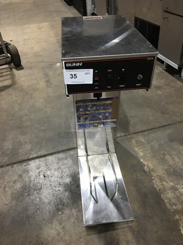 Bunn Commercial Countertop Iced Tea Machine! All Stainless Steel! Model IC3 Serial IC00010841! 120/208V 1Phase!