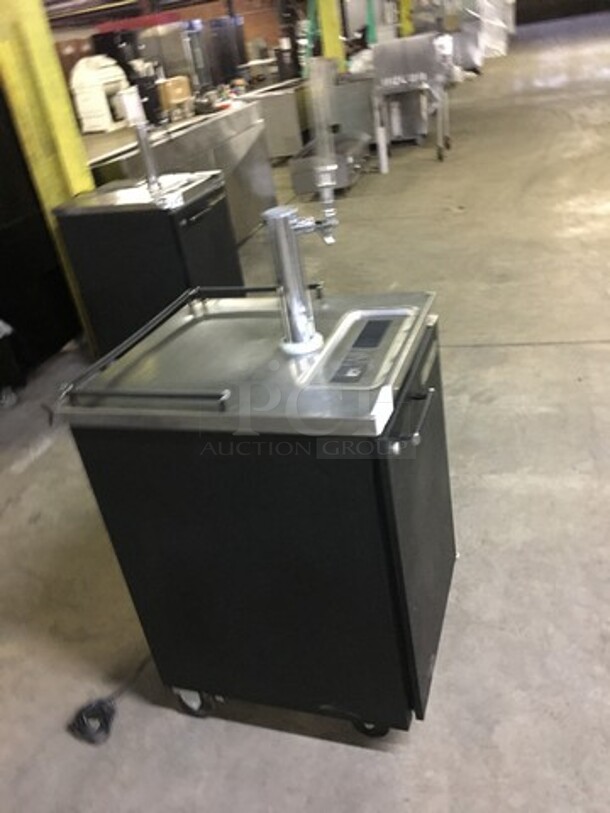 Beverage Air Commercial Refrigerated Single Tap Kegerator! With Beer Tower! With Underneath Storage Space! Model BM23 Serial 4400659! 115V 1Phase! - Image 2 of 9