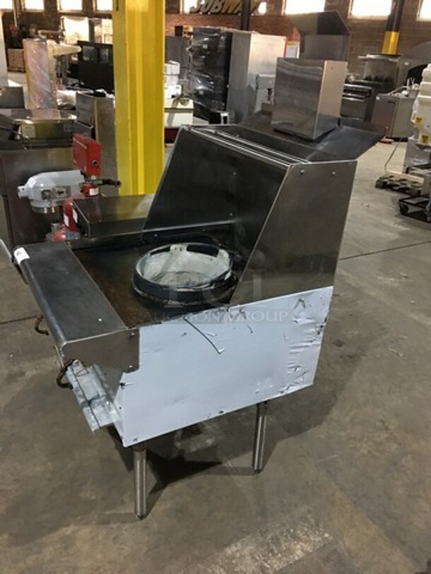 All Stainless Steel Natural Gas Powered Floor Style Single Burner Wok Range! On Legs! - Image 2 of 10