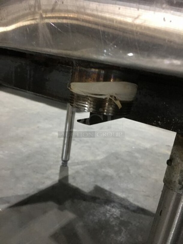 All Stainless Steel Natural Gas Powered Floor Style Single Burner Wok Range! On Legs! - Image 10 of 10