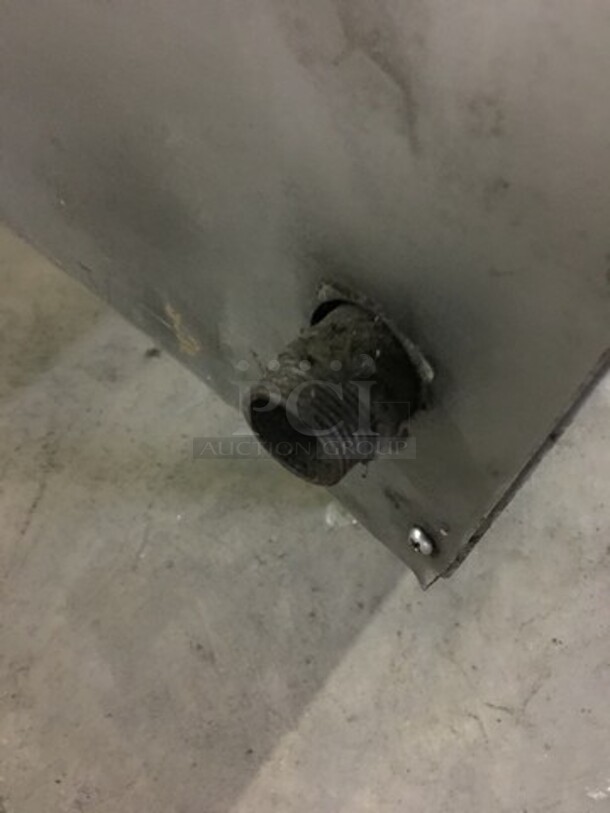 All Stainless Steel Natural Gas Powered Char Broiler Grill! With Back & Side Splashes! On Legs! - Image 9 of 9