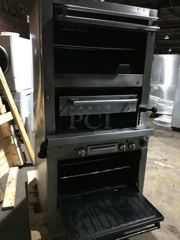 All Stainless Steel Upright Char Broiler! With Dual Oven! - Image 4 of 8
