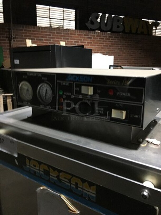 Jackson Commercial Pass Through Dishwasher! All Stainless Steel! Model 150B! 208V 1 Phase! On Legs! - Image 7 of 9