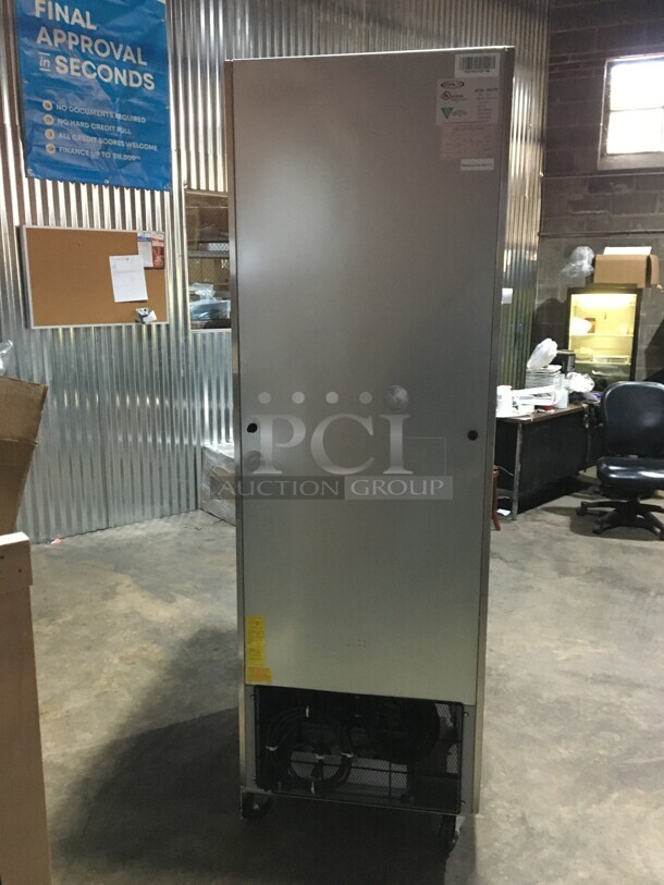 Brand New In The Box! Kool It One Glass Door Reach In Merchandiser Cooler! Model KB27RG! With LED Lights! On Commercial Casters! - Image 4 of 11