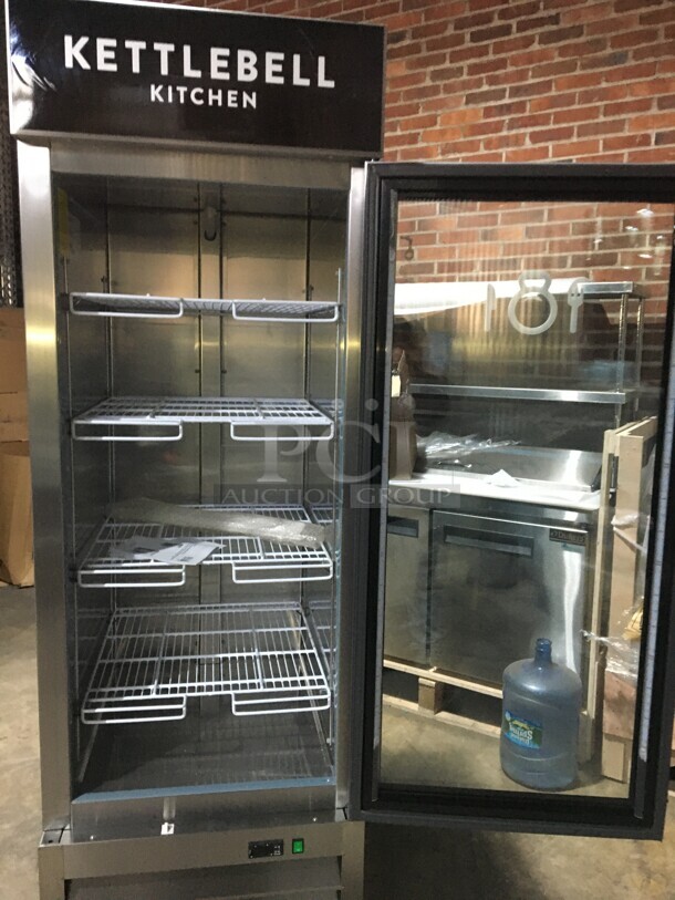 Brand New In The Box! Kool It One Glass Door Reach In Merchandiser Cooler! Model KB27RG! With LED Lights! On Commercial Casters! - Image 5 of 11