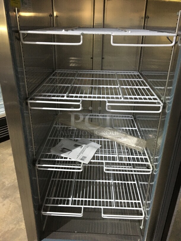 Brand New In The Box! Kool It One Glass Door Reach In Merchandiser Cooler! Model KB27RG! With LED Lights! On Commercial Casters! - Image 6 of 11