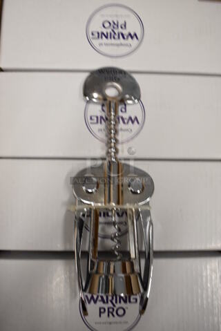 36 BRAND NEW IN BOX! Waring Pro Stainless Steel Cork Openers. 8". 36 Times Your Bid!