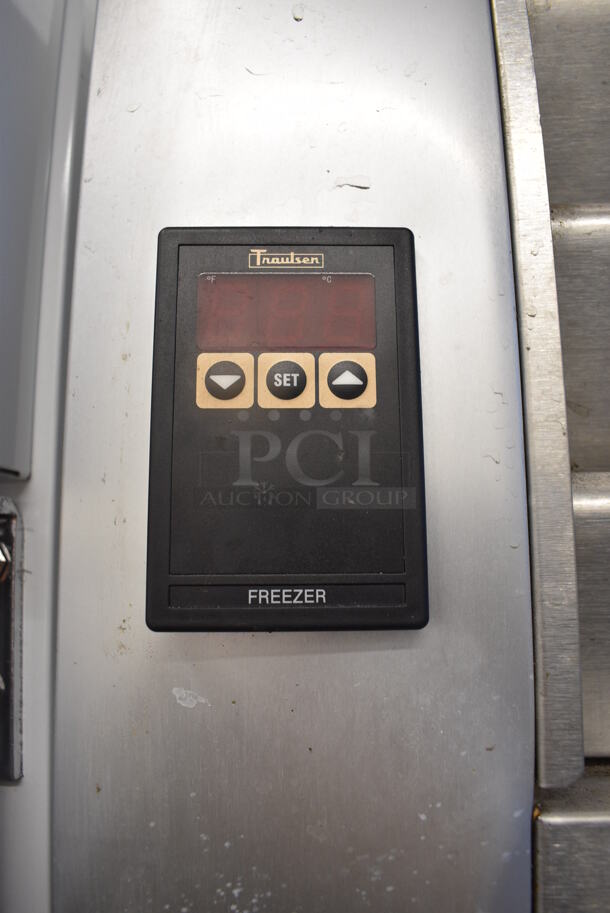 NICE! Traulsen Model G12011 ENERGY STAR Stainless Steel Commercial Single Door Reach In Freezer on Commercial Casters. 115 Volts, 1 Phase. 30x34x83. Tested and Powers On But Does Not Get Cold - Image 3 of 5