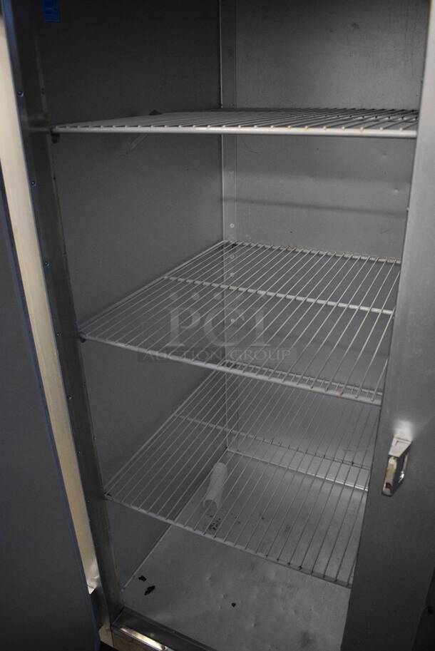 NICE! Traulsen Model G12011 ENERGY STAR Stainless Steel Commercial Single Door Reach In Freezer on Commercial Casters. 115 Volts, 1 Phase. 30x34x83. Tested and Powers On But Does Not Get Cold - Image 4 of 5