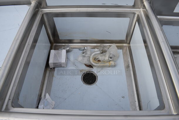 BRAND NEW SCRATCH AND DENT! Steelton Stainless Steel Commercial Single Bay Sink. 29.5x30x43 - Image 3 of 3