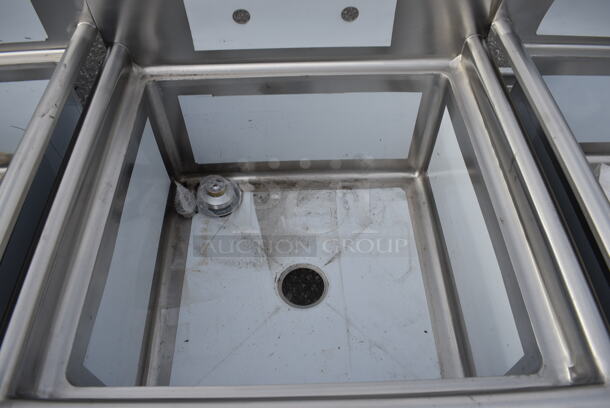 BRAND NEW SCRATCH AND DENT! Steelton Stainless Steel Commercial Single Bay Sink. 30x29x42 - Image 3 of 3