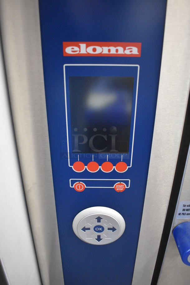 BRAND NEW! GORGEOUS! 2006 Eloma Model Genius 10-11 Stainless Steel Commercial Electric Powered Combi Steamer Convection Oven w/ Metal Pan Rack. 208 Volts, 3 Phase. 36.5x34x45 - Image 5 of 9