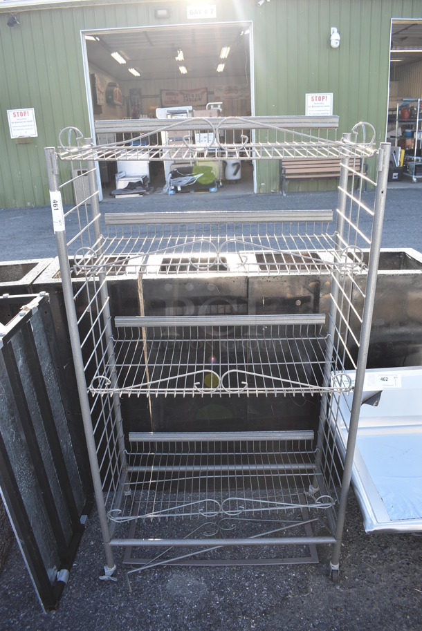 Metal 4 Tier Shelving Unit. 32x17x60 - Image 1 of 4