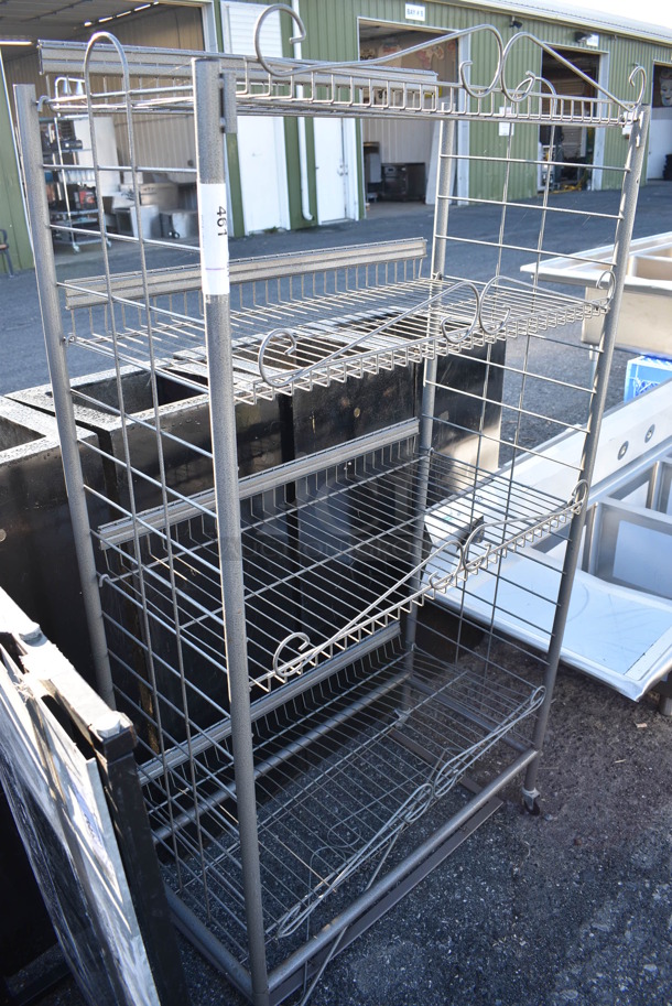 Metal 4 Tier Shelving Unit. 32x17x60 - Image 2 of 4
