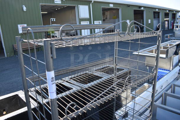 Metal 4 Tier Shelving Unit. 32x17x60 - Image 3 of 4