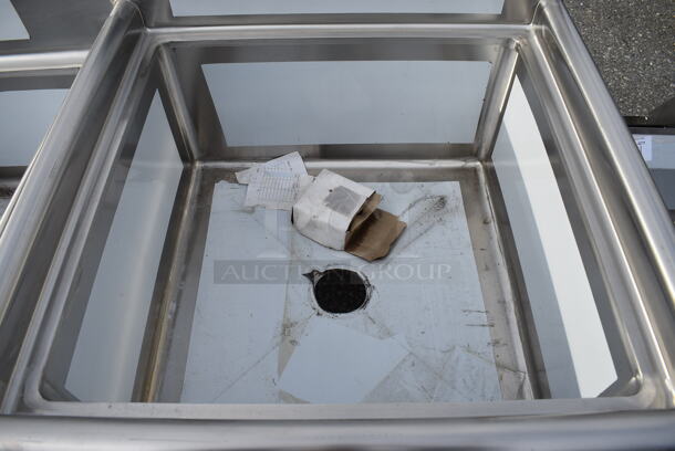 BRAND NEW SCRATCH AND DENT! Steelton Stainless Steel Commercial Single Bay Sink. 29.5x30x43 - Image 3 of 3