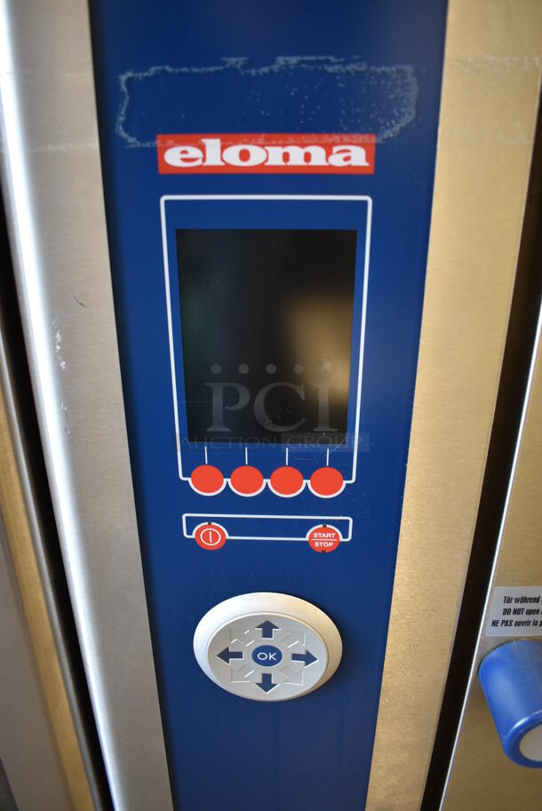 BRAND NEW! GORGEOUS! 2006 Eloma Model Genius 10-11 Stainless Steel Commercial Electric Powered Combi Steamer Convection Oven w/ Metal Pan Rack. 208 Volts, 3 Phase. 36.5x34x45 - Image 4 of 8
