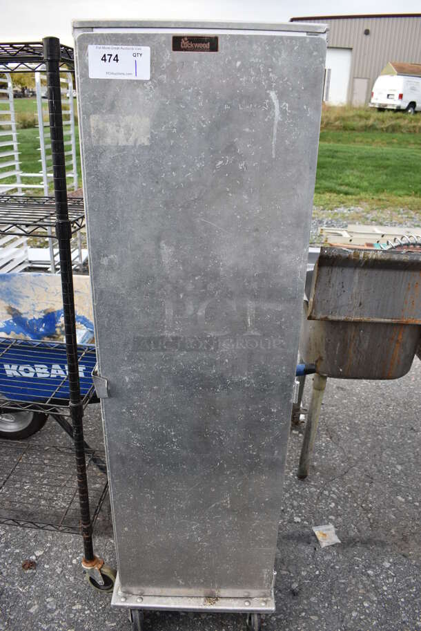 Lockwood Metal Commercial Enclosed Pan Transport Rack on Commercial Casters. 18x21.5x59.5 - Image 1 of 4