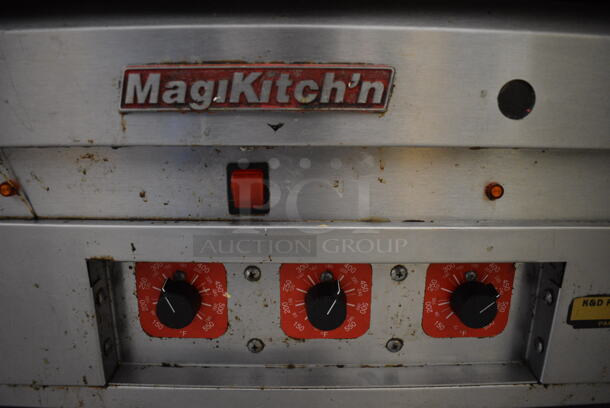 SWEET! MagiCater Stainless Steel Commercial Countertop Gas Powered Chrome Top Flat Top Griddle w/ Thermostatic Controls. 36x31x25 - Image 6 of 6