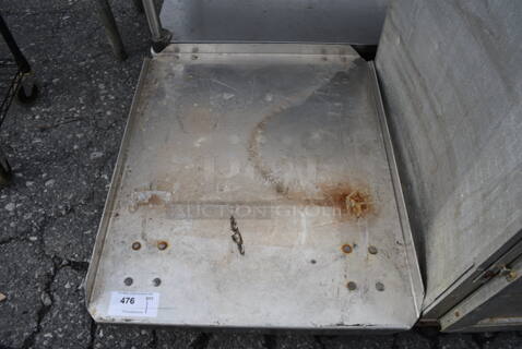 Metal Dolly on Commercial Casters. 27x33x8