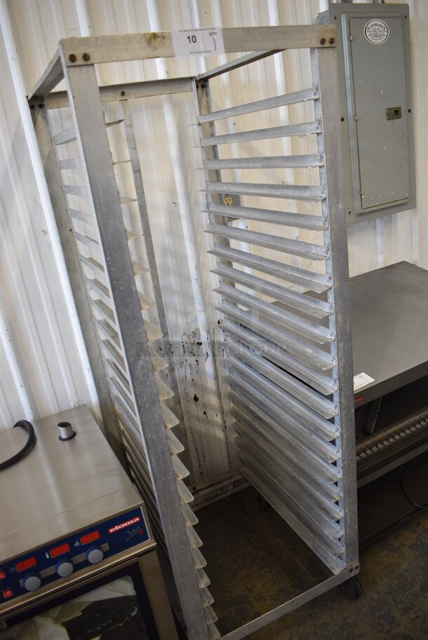 Metal Commercial Pan Transport Rack on Commercial Casters. 22.5x26x65.5 - Image 2 of 3