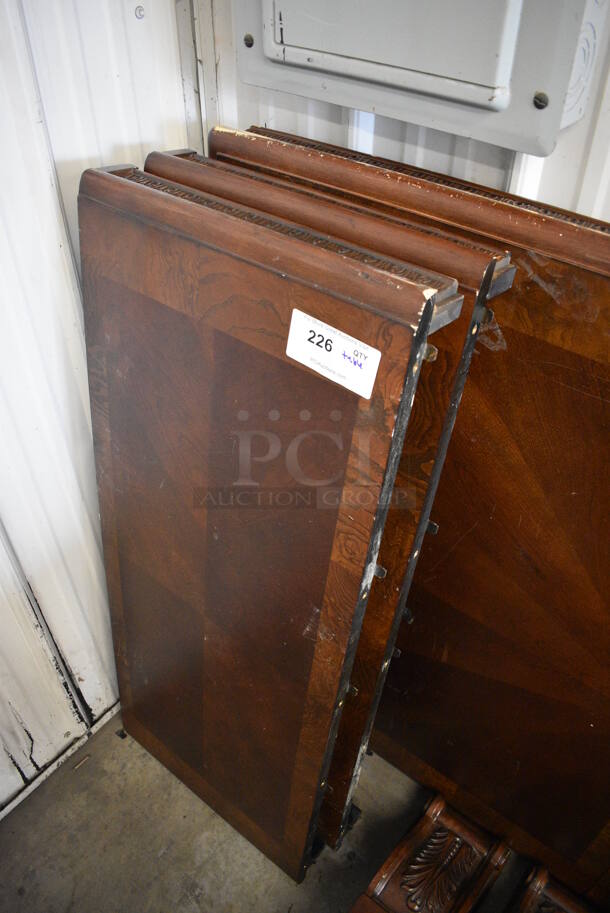ALL ONE MONEY! Lot of Wooden Pieces To Table! Includes 68x35x3 - Image 3 of 5