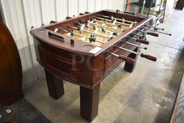 Wooden Foosball Table. 62x54x36