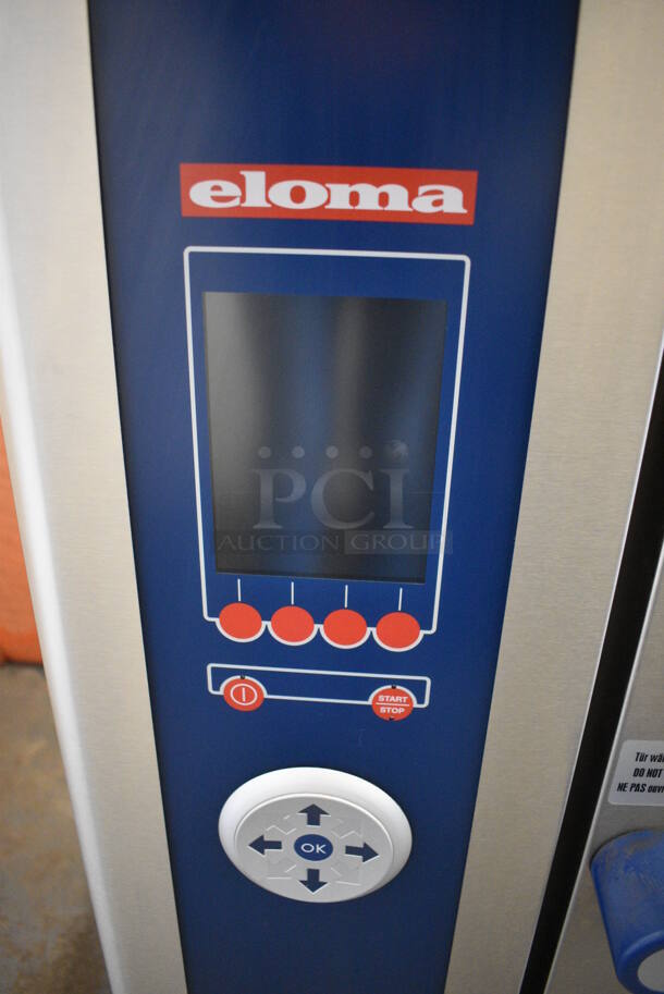 BRAND NEW! GORGEOUS! 2006 Eloma Model Genius 10-11 Stainless Steel Commercial Electric Powered Combi Steamer Convection Oven w/ Metal Pan Rack. 208 Volts, 3 Phase. 51.5x45x76 - Image 4 of 8