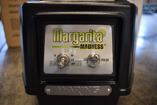 BRAND NEW IN BOX! Waring Model MMB145E Commercial Countertop Margarita Madness Blenders w Pitchers. 230 Volts, 1 Phase. 6x8x17 - Image 6 of 9