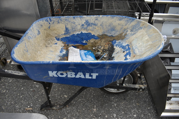 Kobalt Black and Blue Wheelbarrow. 59x25x26 - Image 2 of 3