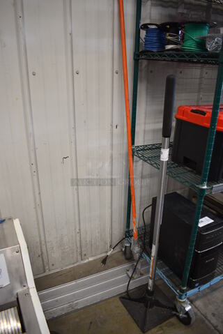 2 Metal Items; Tamper and Wide Item. Includes 10x10x49. 2 Times Your Bid!