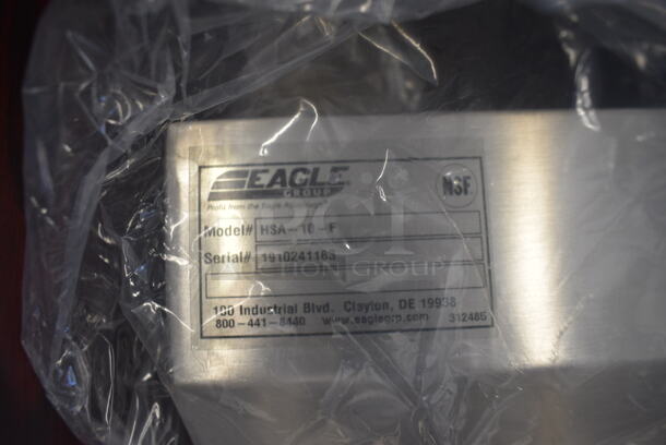 BRAND NEW! Eagle Stainless Steel Commercial Single Bay Sink w/ Faucet and Handles. 19x15x14 - Image 4 of 4