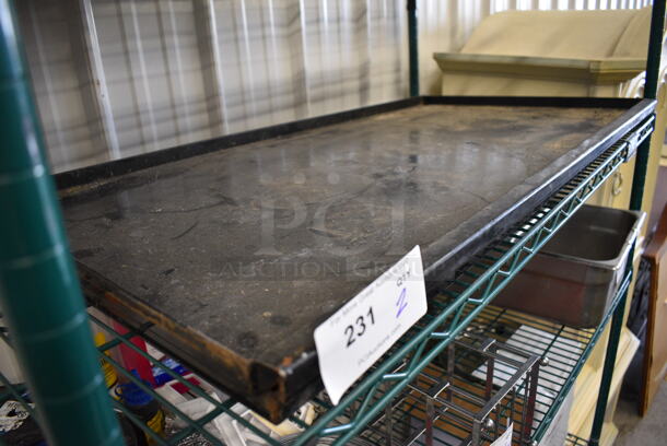 2 Metal Planks. 39.5x21x1. 2 Times Your Bid!