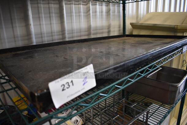 2 Metal Planks. 39.5x21x1. 2 Times Your Bid! - Image 2 of 2
