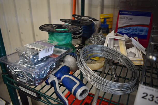 ALL ONE MONEY! Lot of Various Items Including Wire and Metal Rack! - Image 2 of 3