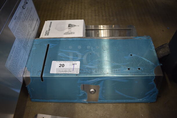 BRAND NEW! Stainless Steel Wall Mount Paper Towel Dispenser. 19x4.5x17 - Image 1 of 4
