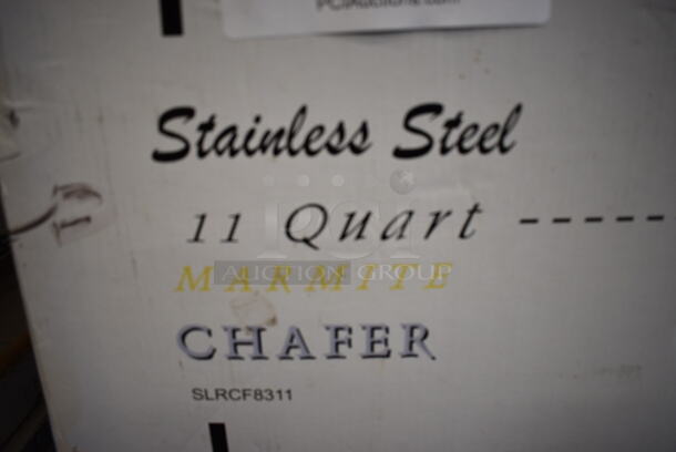 IN ORIGINAL BOX! Stainless Steel 11 Quart Chafer. 11.5x14x15 - Image 3 of 3