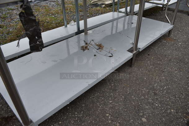 BRAND NEW SCRATCH AND DENT! Regency Stainless Steel Commercial Table w/ Undershelf. 96x36x34 - Image 3 of 3